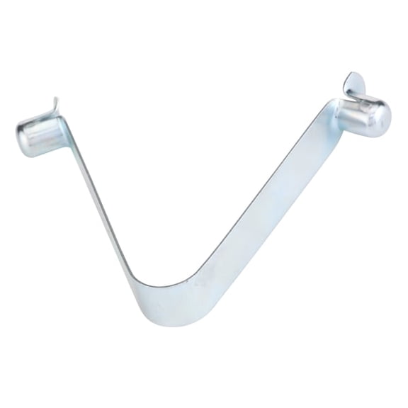 Snap Button, 0.375" D, 0.440" H, Double End D Style, Spring Leg, 5 PK