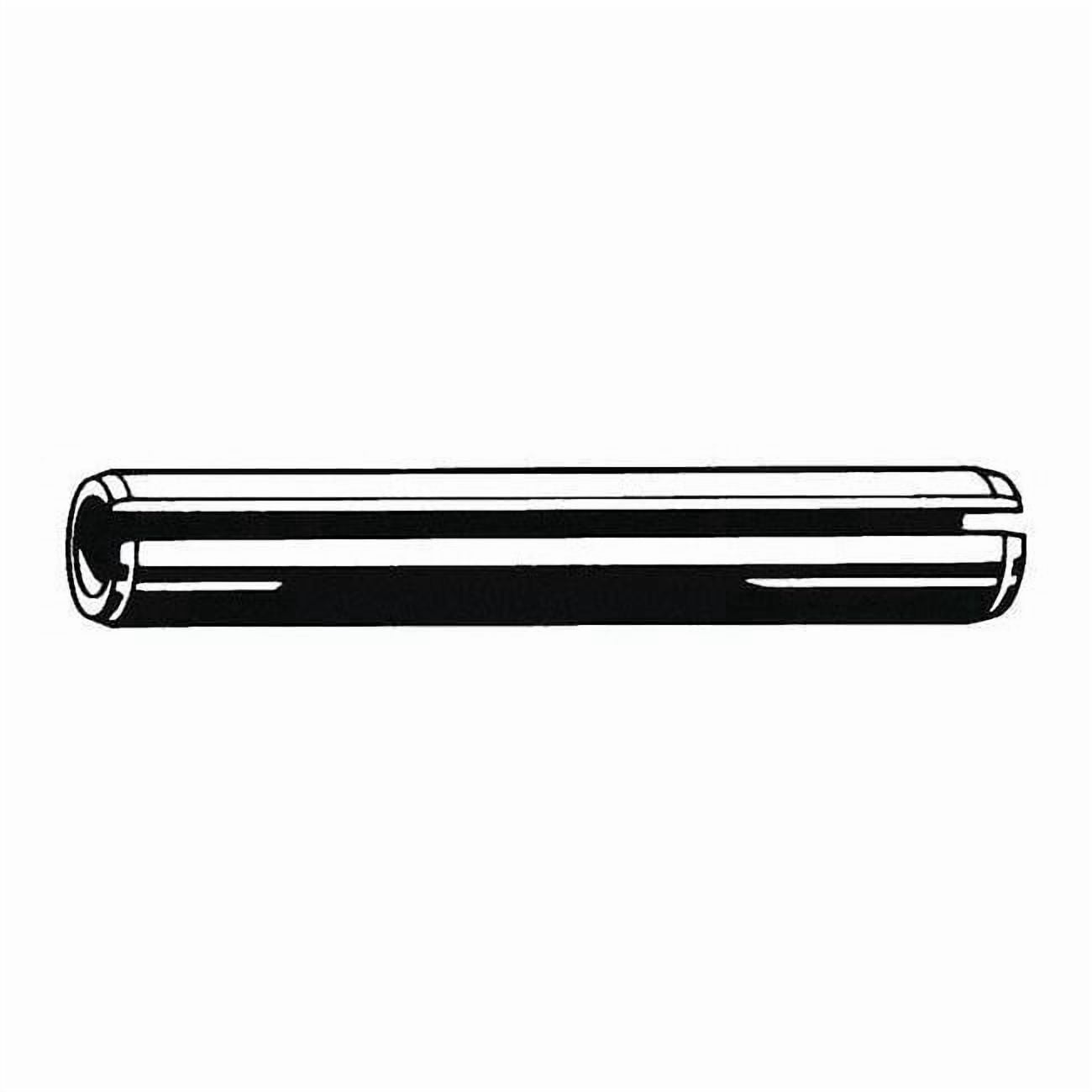 Slotted Spring Pin, 5/32 in Outside Dia, 1-1/2 in L, Stainless Steel, 50 PK