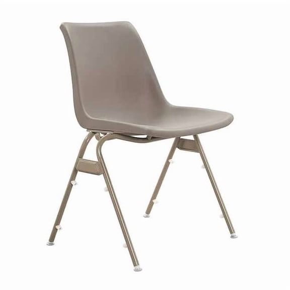Manufacturer Varies Stacking Chair, Plastic, Sand 3W033