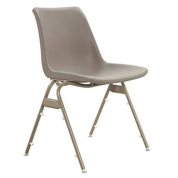 Manufacturer Varies Stacking Chair, Plastic, Sand 3W033