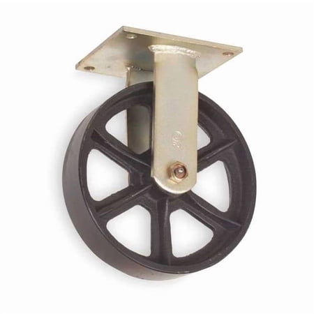 Manufacturer Varies Rgd Plt Castr,Cst Irn,5 in.,1200 lb.,Blk 1NVH6