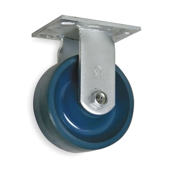 Manufacturer Varies Rigid Plate Caster,Poly,8 in.,1200 lb.,B 1NWP7