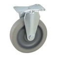 thumbnail image 1 of Manufacturer Varies Rigid Plate Caster,TPR,5 in.,250 lb. 4DE69, 1 of 1