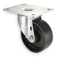 thumbnail image 1 of Swivel Plate Caster,Cast Iron,4 in,450 lb,D 1UKW9, 1 of 1