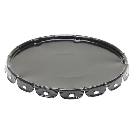 Manufacturer Varies Steel Pail Lid,Black,For Use With 1TMH6 LID-STL