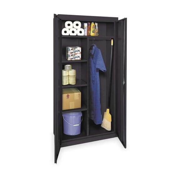Manufacturer Varies Storage Cabinet,78"x36"x18",Black,5Shlv 1UEY9
