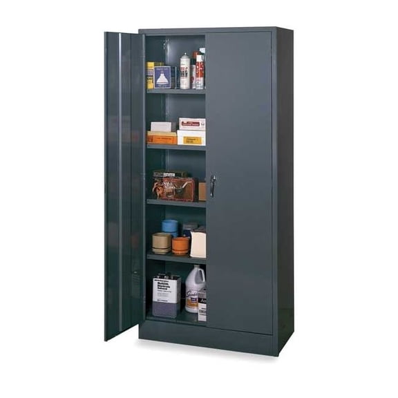 Manufacturer Varies Storage Cabinet,78"x36"x18",Gray,4Shlv 1UFE2