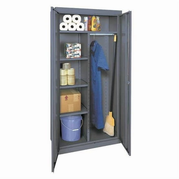 Manufacturer Varies Storage Cabinet,78"x36"x24",Gray,5Shlv 1UEZ1