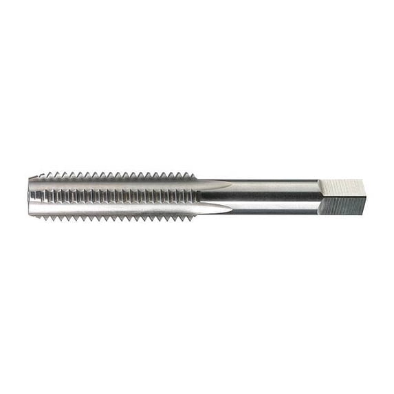 Straight Flute Hand Tap, M12-1.50, Plug, 4 Flutes, Metric Coarse 20906