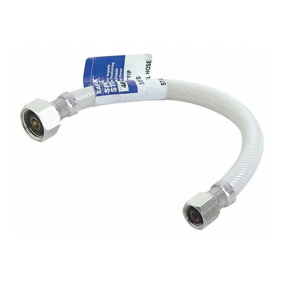 Manufacturer Varies Supply Line,1/2" Outlet,1/2" Inlet Size 48132