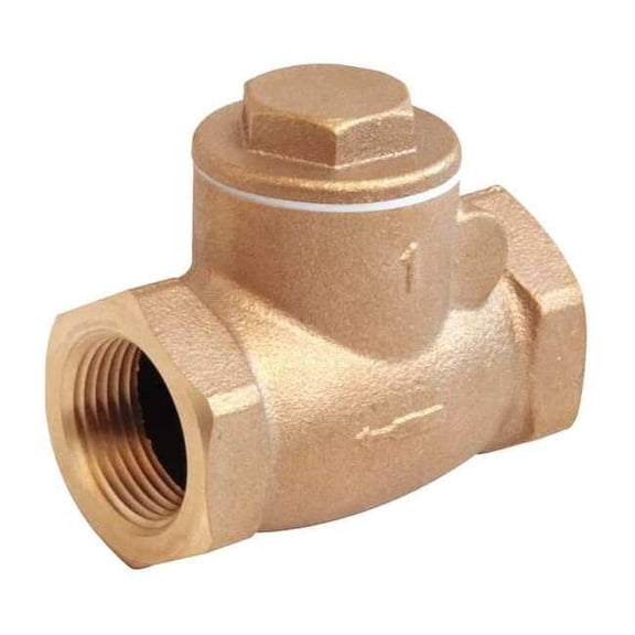 Manufacturer Varies 1-1/4" NPT Bronze Swing Check Valve 10F293