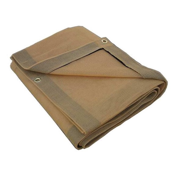 Standard Duty Tarp, 10 x 24 ft, 10 Mil, Tan, Polyethylene