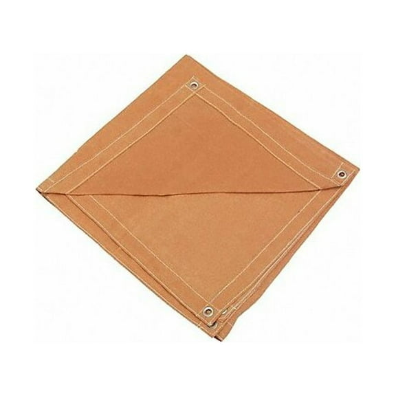 Standard Duty Tarp, 3 ft 6 in x 11 ft 6 in, 20 Mil, Tan, Cotton Canvas