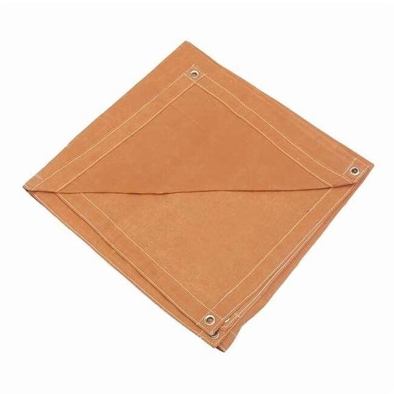 Standard Duty Tarp, 15 ft 6 in x 23 ft 6 in, 20 Mil, Tan, Cotton Canvas 5WTP6