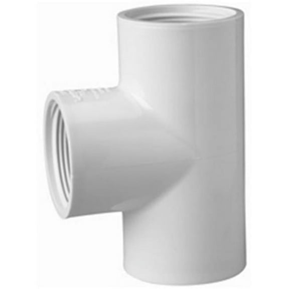 Manufacturer Varies Tee,1/2 in Pipe Size, Schedule 40,FNPT 405005