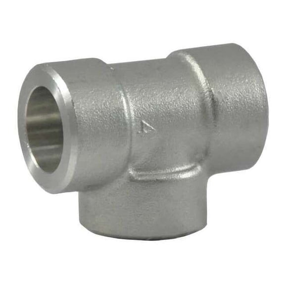 Manufacturer Varies 1/2" Socket Weld 304 SS Tee 2UE33