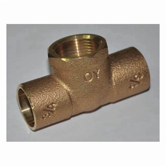 Manufacturer Varies Tee,Cast Copper,1/2" Tube,CxCxFNPT 24W589