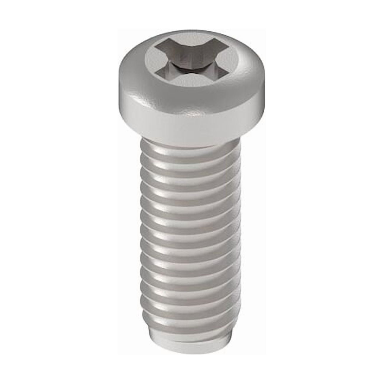 Thread Cutting Screw, M3 x 10 mm, Zinc Plated Steel Fillister Head Phillips Drive, 500 PK