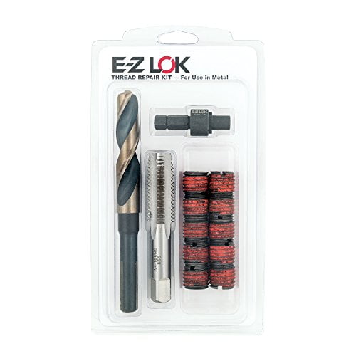 Thread Repair Kit, Self Locking Thread Inserts, Steel, 10 Inserts EZ-329-4