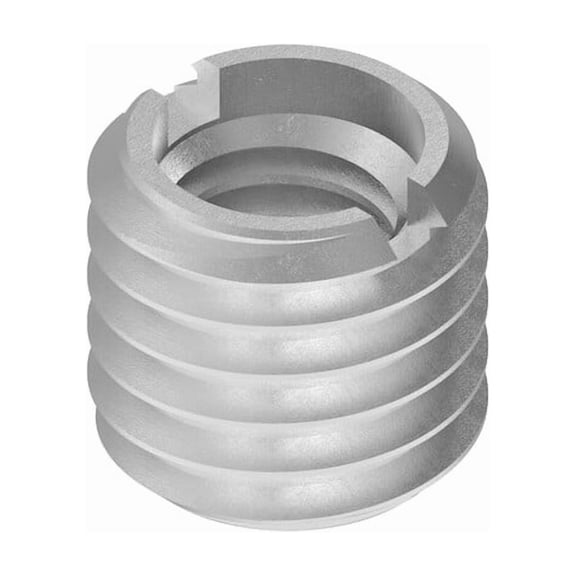 Heavy Wall Self Locking Thread Insert, 3/8"-16 Int Thrd Sz, Steel