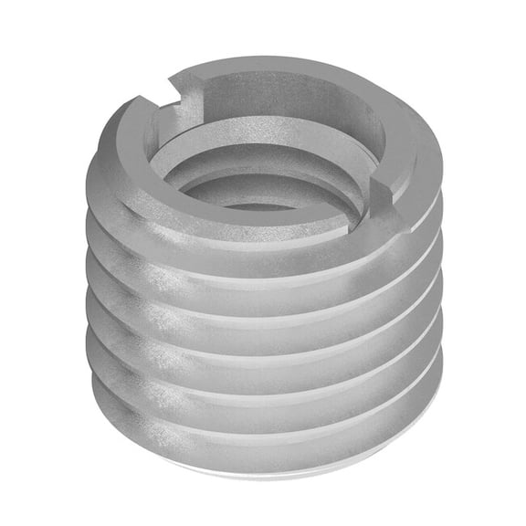 Heavy Wall Self Locking Thread Insert, 1/2"-13 Int Thrd Sz, Steel