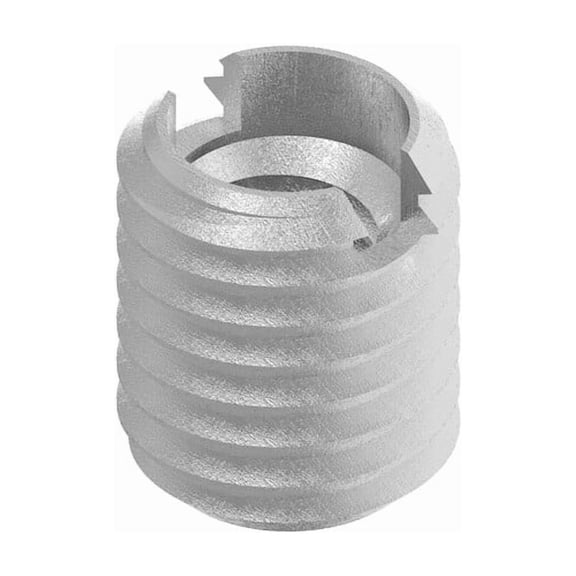 Thin Wall Self Locking Thread Insert, No. 8-32 Int Thrd Sz, 18-8 Stainless Steel, 5 PK