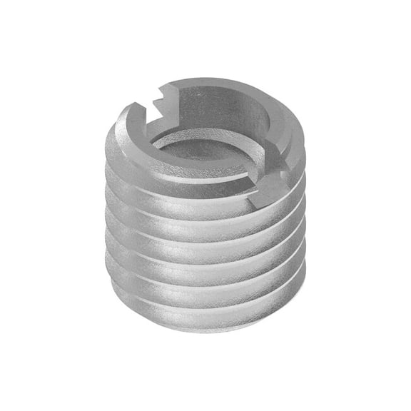 Thin Wall Self Locking Thread Insert, No. 10-24 Int Thrd Sz, 18-8 Stainless Steel, 5 PK