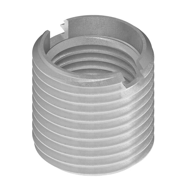 Thin Wall Self Locking Thread Insert, 1/2"-20 Int Thrd Sz, 18-8 Stainless Steel, 5 PK