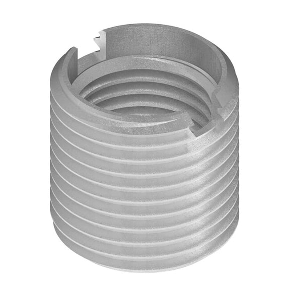 Thin Wall Self Locking Thread Insert, 1/2"-20 Int Thrd Sz, 18-8 Stainless Steel, 5 PK