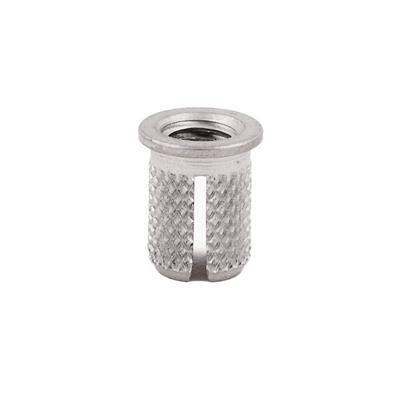 E-Z LOK Threaded Insert for Plastic Flanged Stainless Steel Thread Inserts M4-0.7 Pack of 5