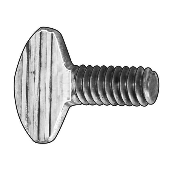 Manufacturer Varies Thumb Screw,Type P,#8-32,Zinc,3/8"L,PK25 TSI0-80037P0-025P