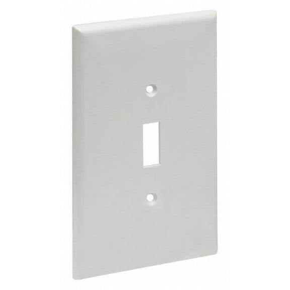 Manufacturer Varies Toggle Switch Wall Plate,Plastic 62054