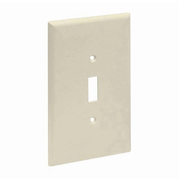 Manufacturer Varies Toggle Switch Wall Plate,Plastic 62055