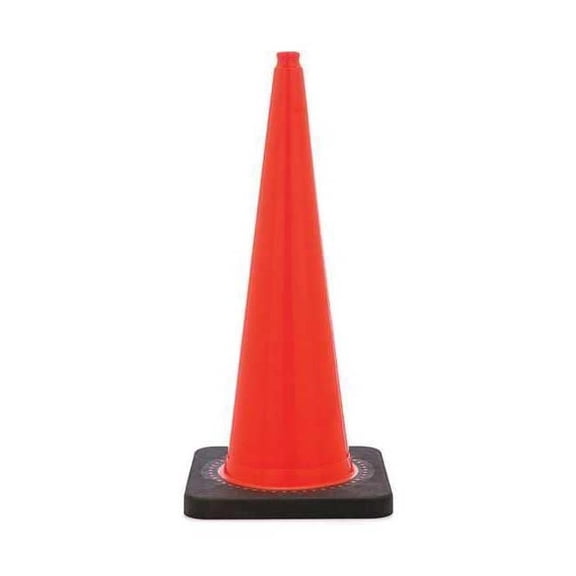 Traffic Cone, PVC, Non-Reflective, 36 in Height, 12 lb, Orange