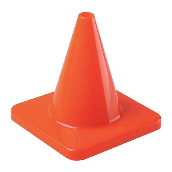 Traffic Cone, PVC, Non-Reflective, 12 in Height, 2 lb, Orange