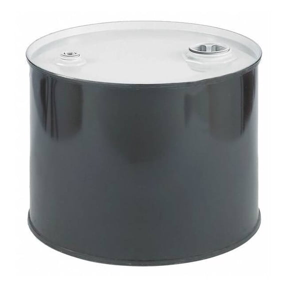 Closed Head Transport Drum, Steel, 5 gal, Unlined, Black