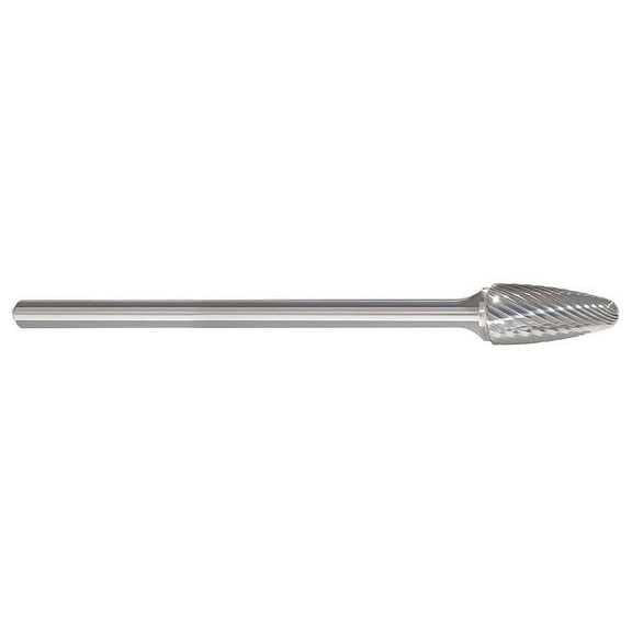 Manufacturer Varies Tree Bur SF,Single Cut,1/4" 310-002617