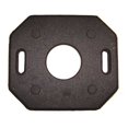 thumbnail image 1 of Trim Line Base, Rubber, 2 in Height, 30 in Length, 30 lb, Black, 1 of 2