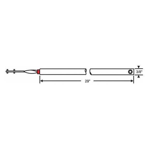 Tube Balance,Tilt Window,30" L 83-29R
