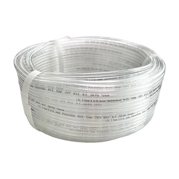 Manufacturer Varies Tubing,2.5mm ID x 4mm OD,100 Ft,Natural 806FH2