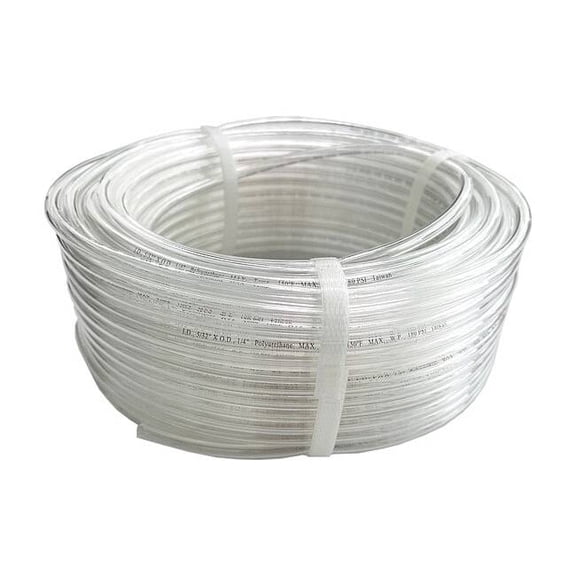 Manufacturer Varies Tubing,5/32In IDx1/4In OD,100 Ft,Natural 806FG5