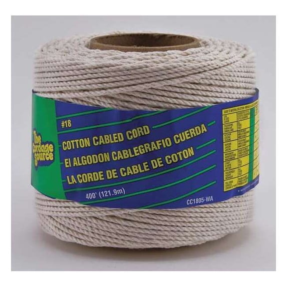 Manufacturer Varies Twine,Cotton,No 18,400 ft. CC1805-WA