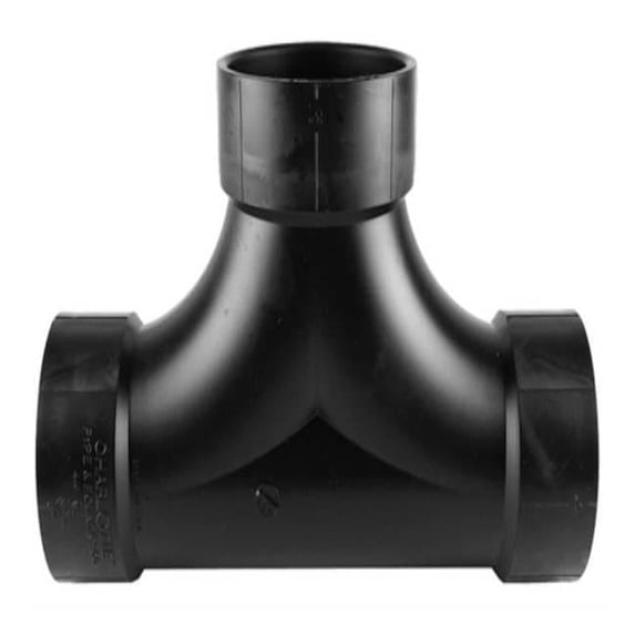 Manufacturer Varies Two Way Cleanout Tee, 4 in, Schedule 40 1WHR9