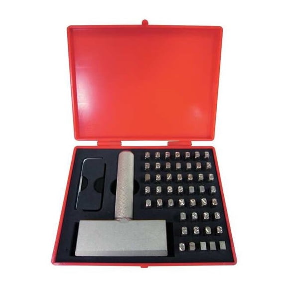 Manufacturer Varies Stamp Holder,1/8 In. H,Steel 1F118