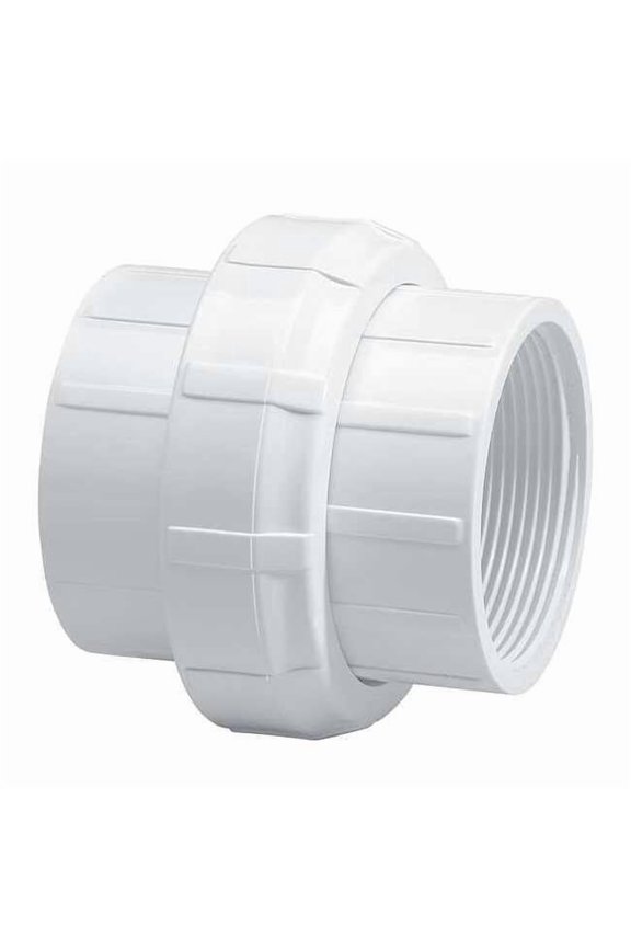 PVC Union, FNPT x FNPT, 1-1/4 in Pipe Size 458012