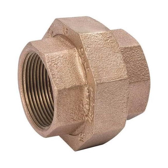 Manufacturer Varies Union, Brass, 3/8 in Pipe Size, FNPT 22UL26