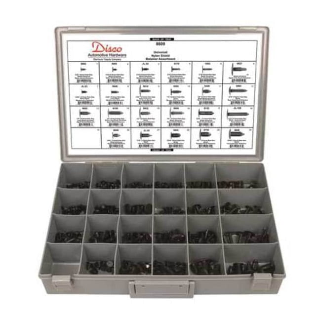 Universal Shield Retainer Asst,311 Pc 8609