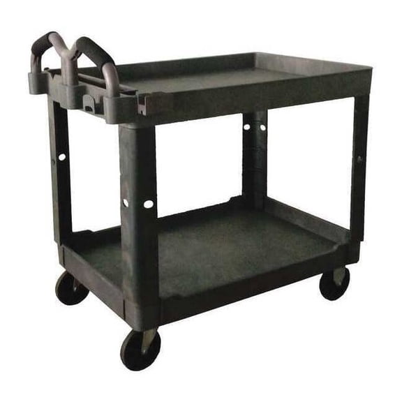 Manufacturer Varies Utility Cart,500 lb.,Lipped,Gray,PP 52TV58