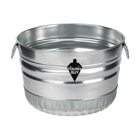 Manufacturer Varies Utility Tub,9-1/3 gal. gal.,Silver 3ANR9