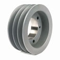 thumbnail image 1 of 1/2 in to 1-15/16 in Quick Detachable Bushed Bore 3 Groove V-Belt Pulley 5 in OD, 1 of 1